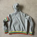 Vintage Y2K Coogi Fur Lined Trim Zip Up Hoodie Grunge Mallgoth Women’s XL