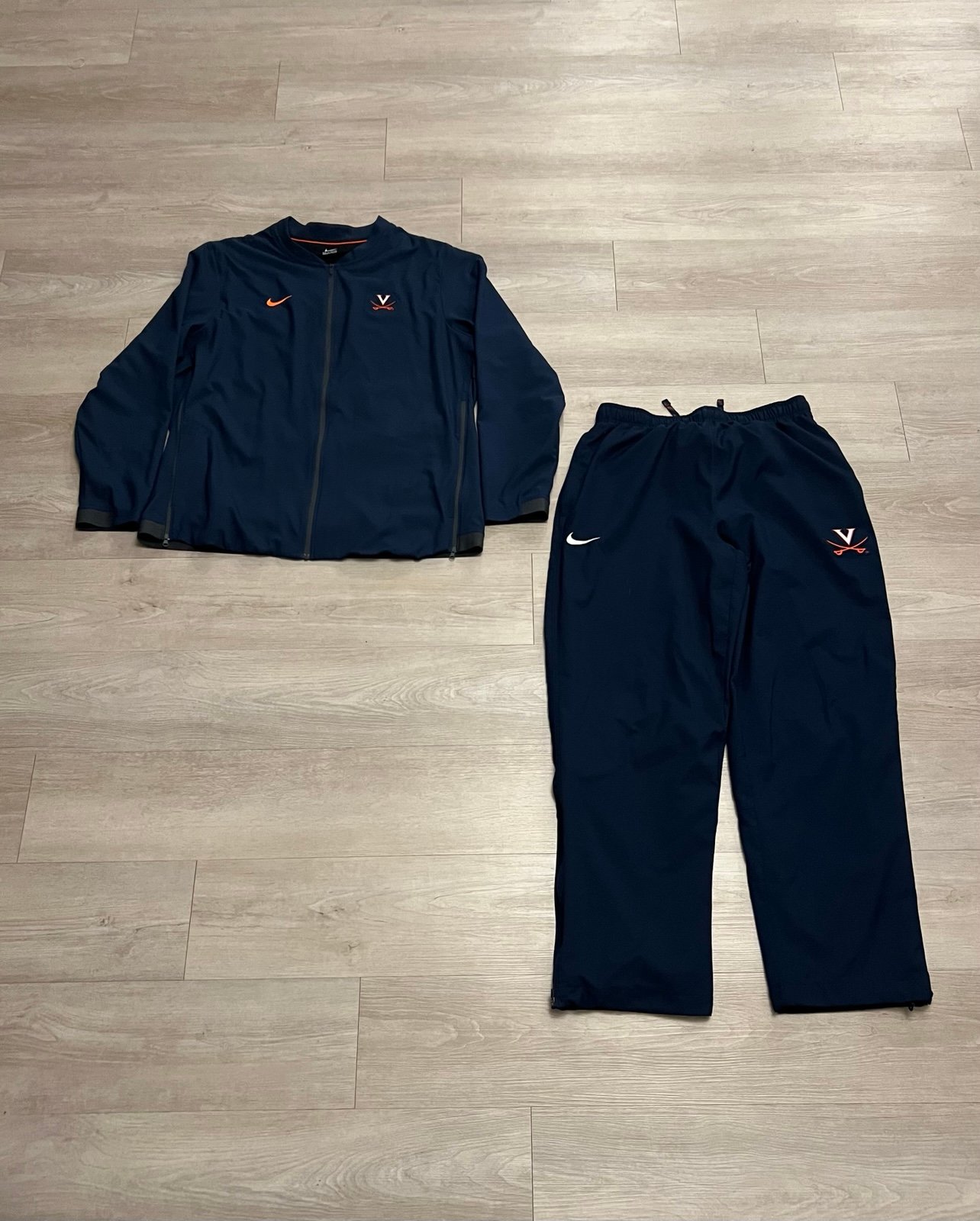Nike Dri-Fit Virginia Cavaliers 2 Piece Tracksuit Set Jacket Pants