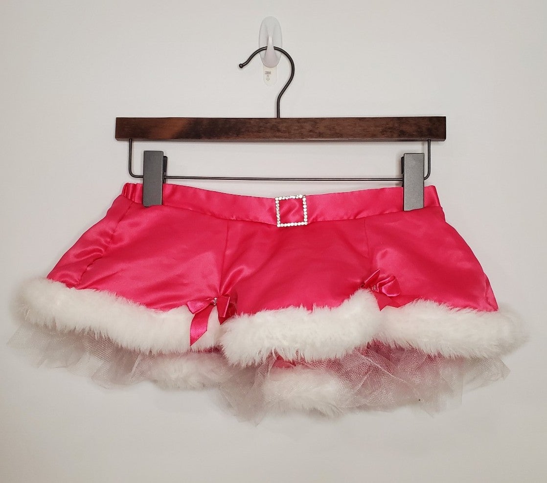 Rare/Vintage Victoria's Secret VS Sexy Santa Baby Pink Mini Skirt, OS