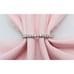 Unique 18K Solid White Gold Ladies Diamond Eternity Wedding Band Ring -Size 5.25