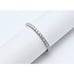 Unique 18K Solid White Gold Ladies Diamond Eternity Wedding Band Ring -Size 5.25