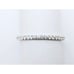 Unique 18K Solid White Gold Ladies Diamond Eternity Wedding Band Ring -Size 5.25