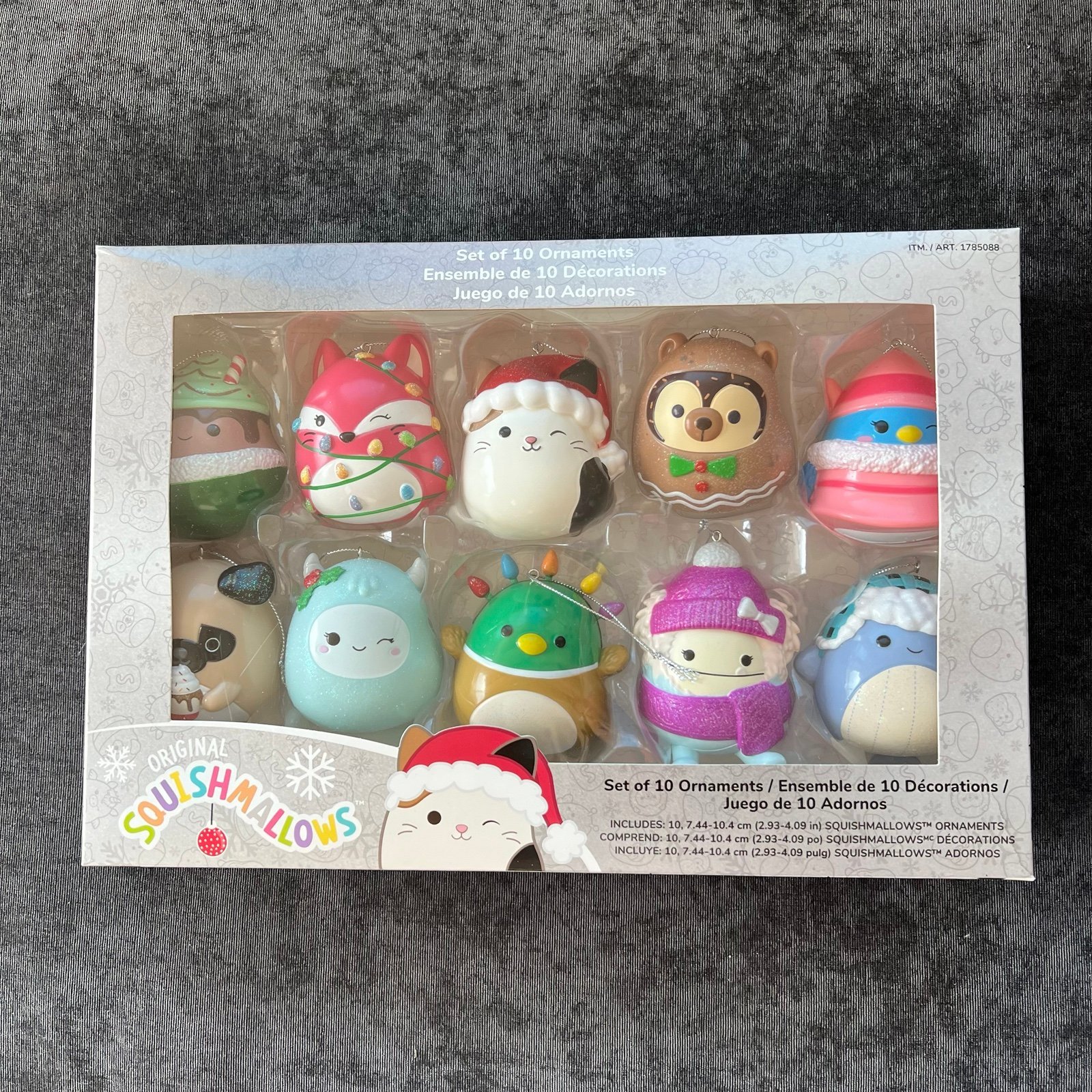 NIB Kurt Adler Squishmallow Ornaments, Set of 10
