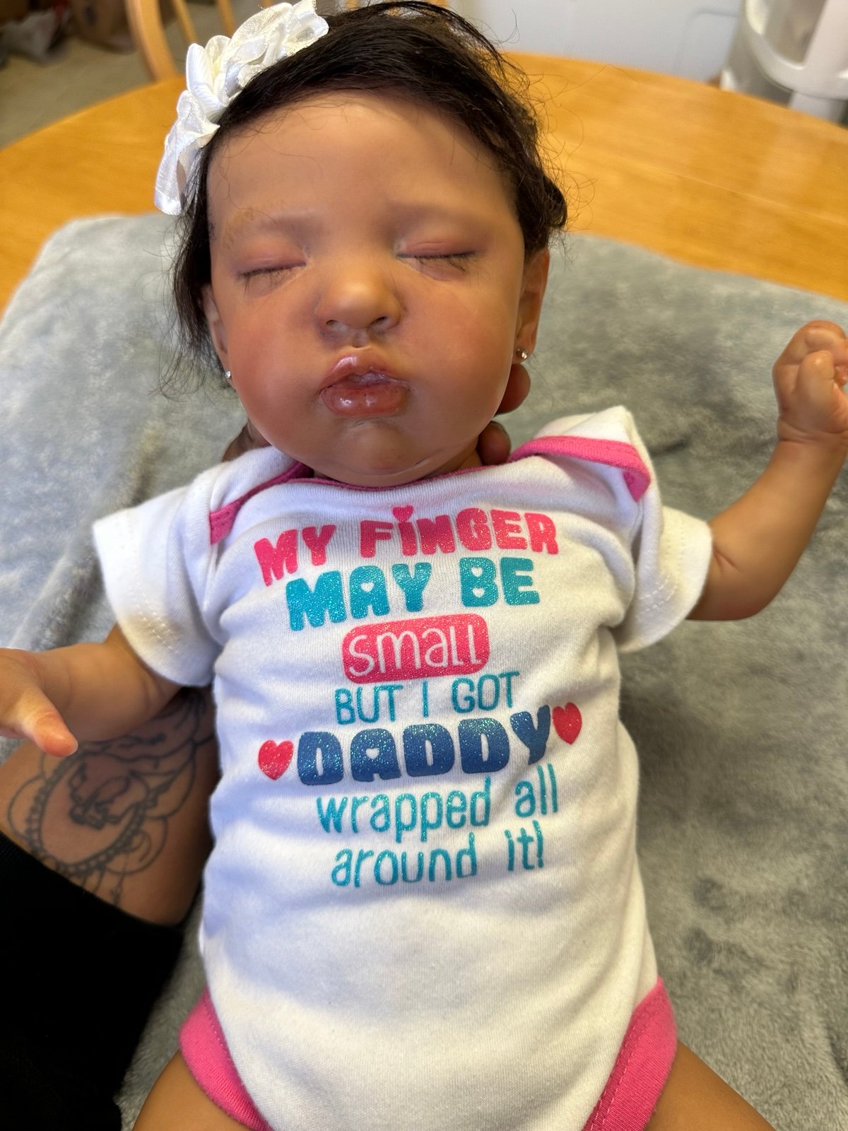 Reborn baby doll w/box opening