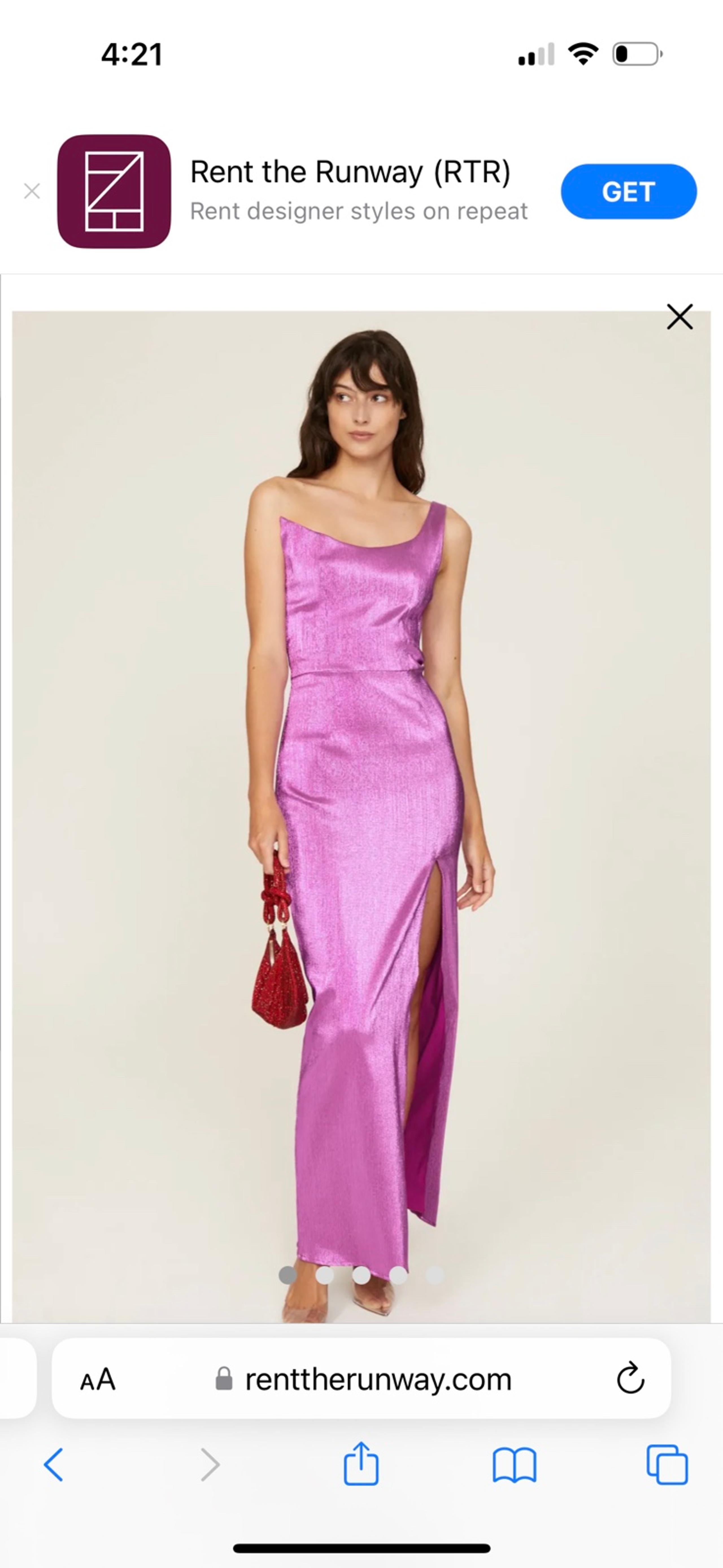 Black Halo Eve gown size 14 from Rent the Runway $595 retail