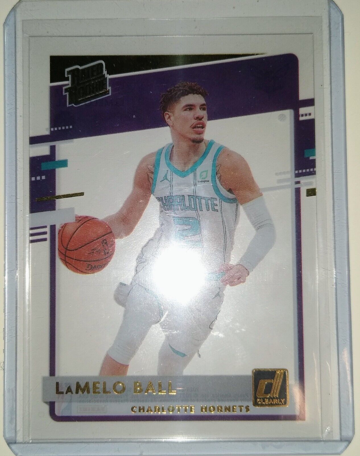 2020 Donruss Rated Rookie Lamelo Ball RC Gold Foil Acetate SSP Case Hit