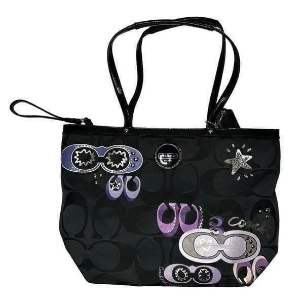 Black Coach Handbag Y2K Purse