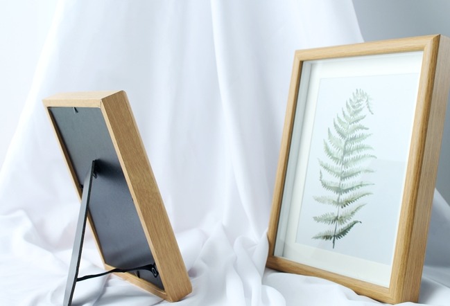 dried flower photo frame