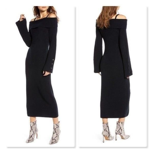 Something Navy Sweater Dress