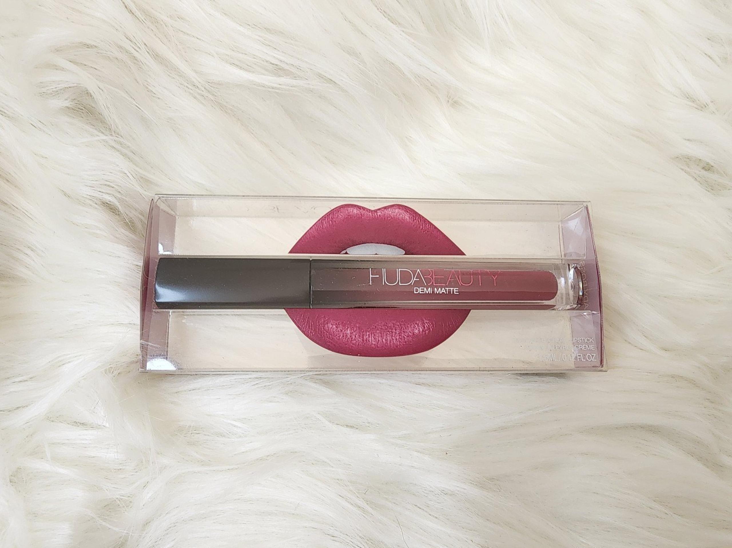 Huda Beauty Demi Matte Liquid Lipstick Lady Boss