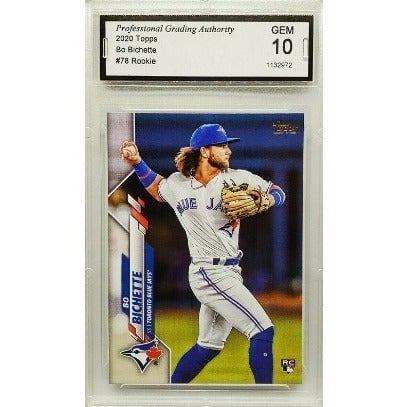 GRADED 10 BO BICHETTE ROOKIE 2020 TOPPS!