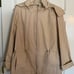 Women’s Calvin Klein Beige Reversible Rain Jacket with Detachable Hood