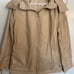 Women’s Calvin Klein Beige Reversible Rain Jacket with Detachable Hood