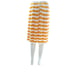 NO LABEL Yellow/Ivory Striped Skirt