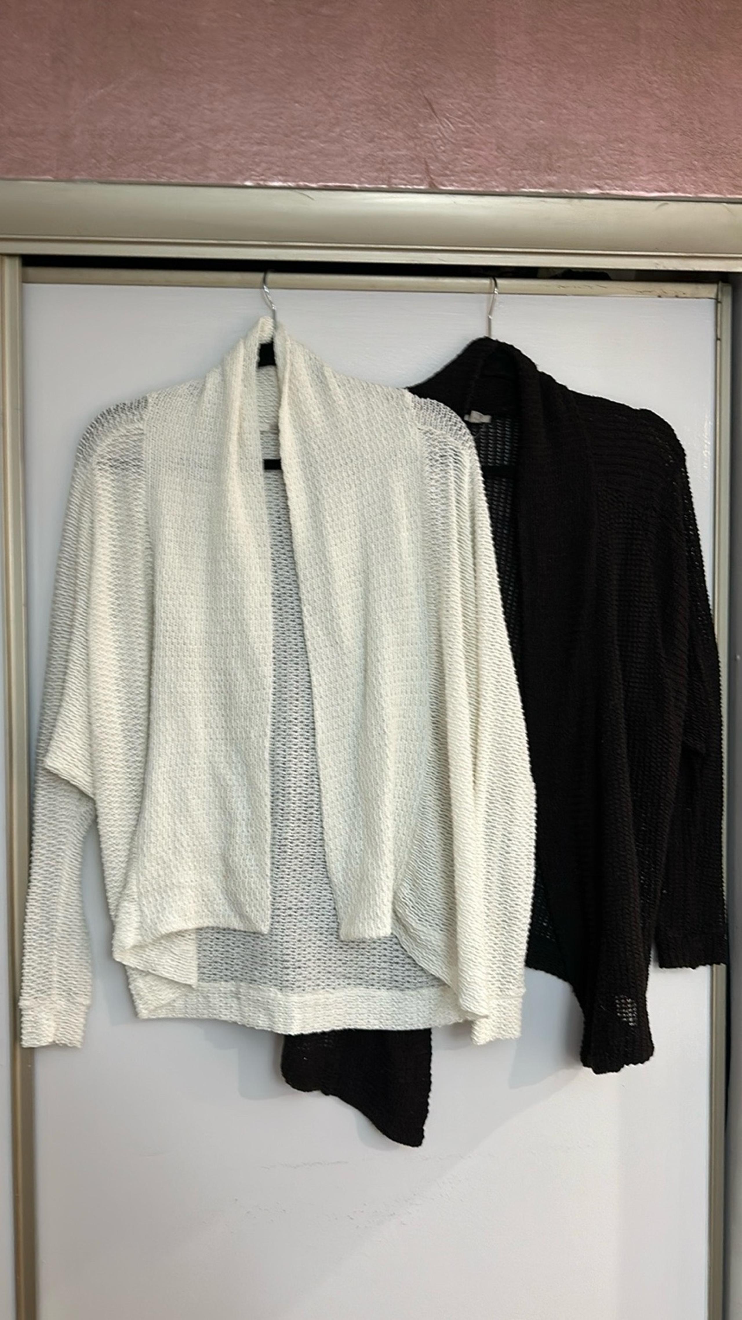 Urban outfitters black and ivory knit cardigans
