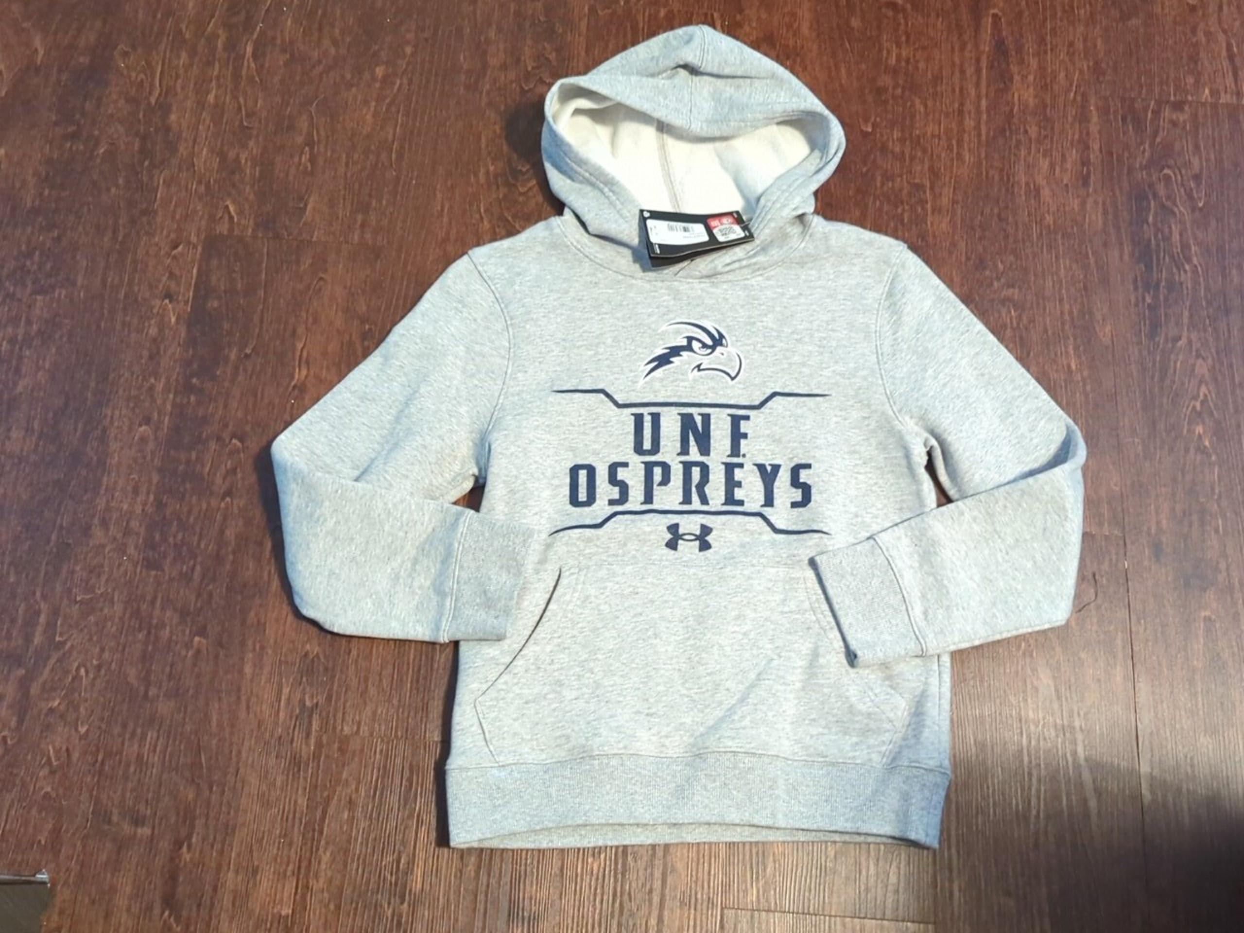 Nwt UNF Ospreys Youth Small Under Armour Hoodie NCAA New