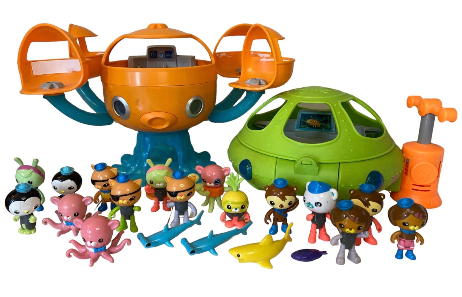 HUGE Octonauts Toy lot With 20 Figures, Some Rare, Octo Pod And Octo Lab