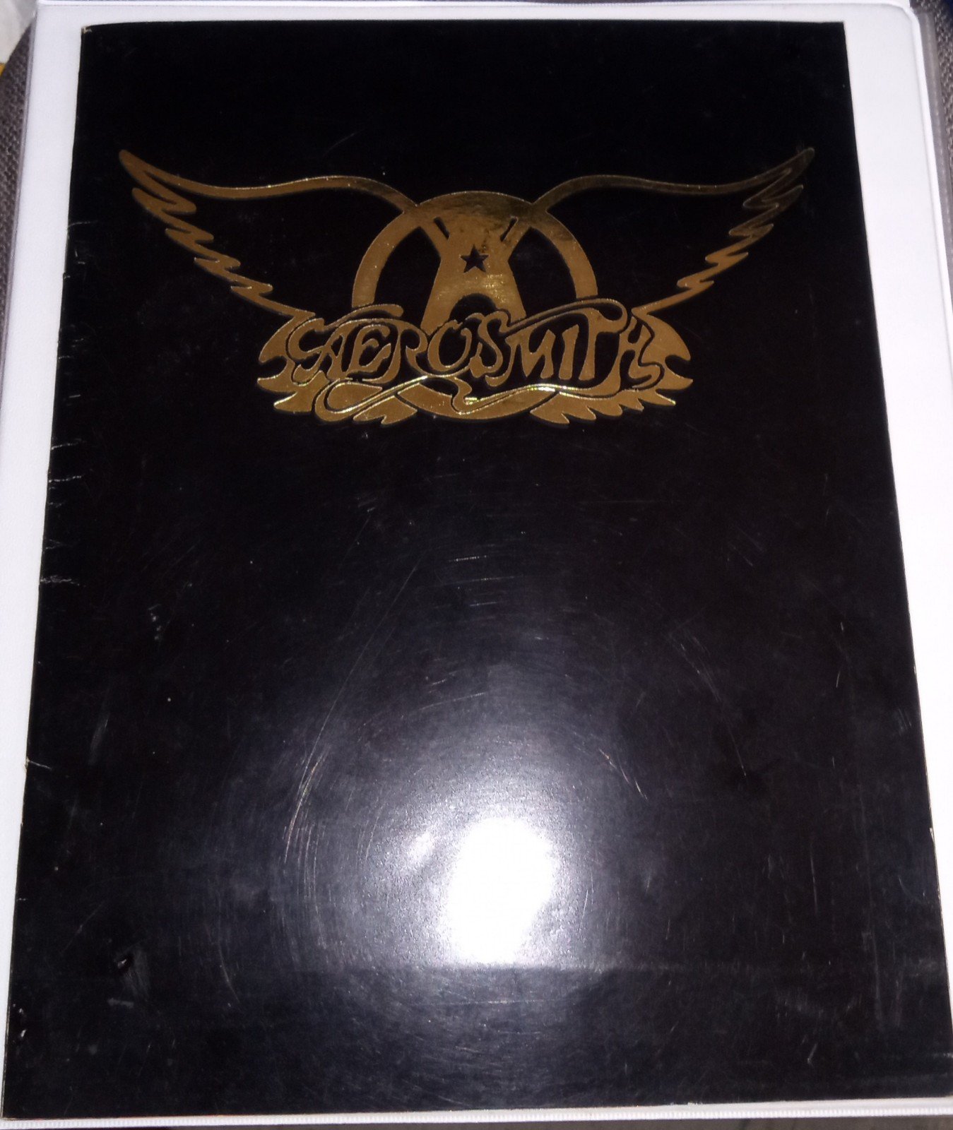 Vintage Official Aerosmith 1977 Concert Tour Program w/ Ticket Stubs