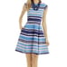 Kate Spade Blue Mariella Striped Dress Size 2
