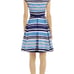 Kate Spade Blue Mariella Striped Dress Size 2