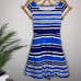 Kate Spade Blue Mariella Striped Dress Size 2