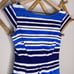 Kate Spade Blue Mariella Striped Dress Size 2