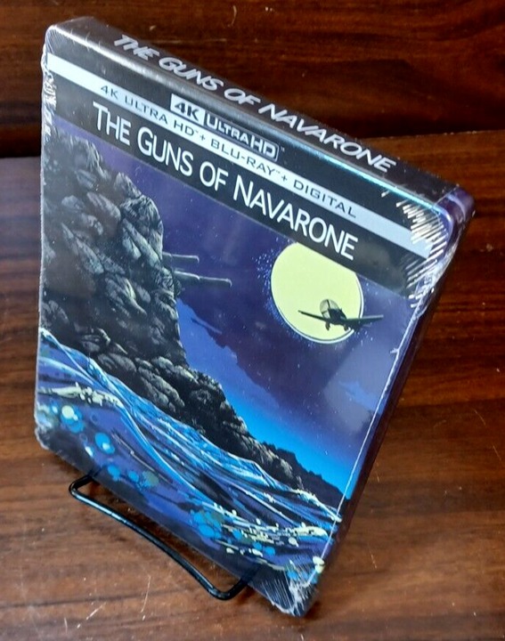 The Guns of Navarone 1961 STEELBOOK (4K+Blu-ray-No Digital)-Free Box Shipping