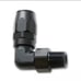 Vibrant Male NPT 90 Degree Hose End Fitting -10AN - 1/2 NPT