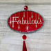 RED HAT SOCIETY CHRISTMAS ORNAMENTS FABULOUS Set/8