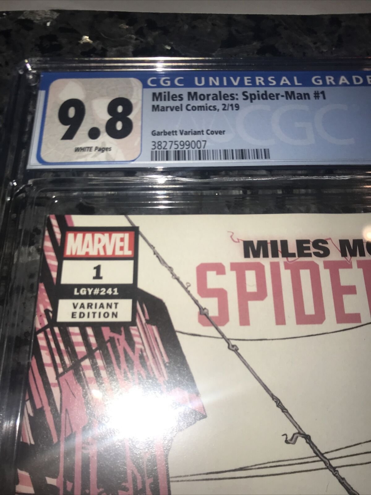 MILES MORALES SPIDERMAN 1 LEO GARBETT VARIANT CGC 9.8 Only GRADED ONLINE!
