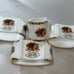 Vntg. 1962 Napkin Ring Old Country Roses by ROYAL ALBERT Bone China , set of 4