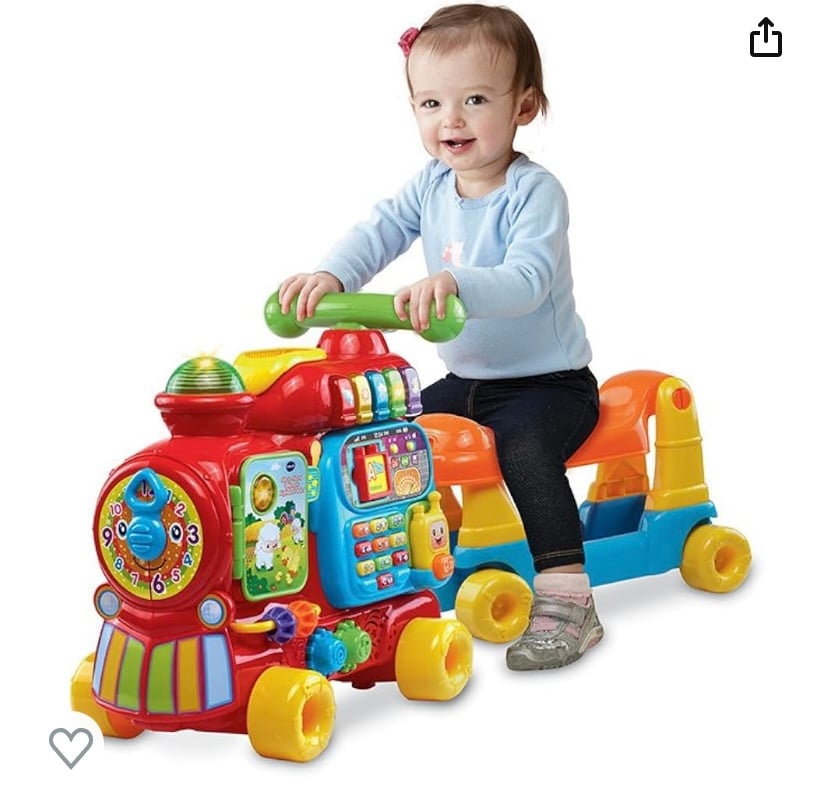 New Interactive Learing Vtech Sit-to-Stand Ultimate Alphabet Train Ride On Train