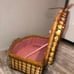 Large Vintage Woven Wicker Picnic Basket