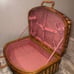 Large Vintage Woven Wicker Picnic Basket