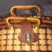 Large Vintage Woven Wicker Picnic Basket