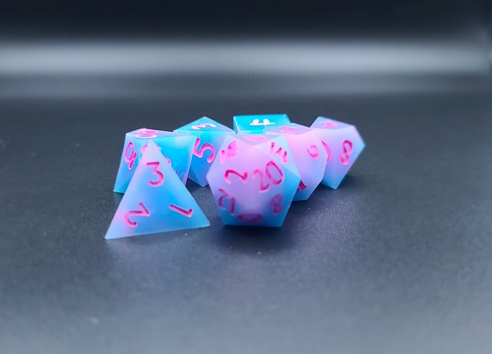 Fairy Floss handmade dice set