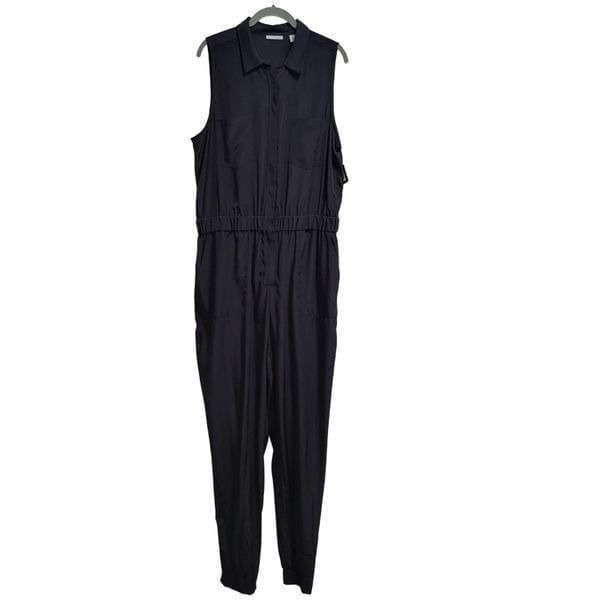 Halogen jumpsuit black size XL