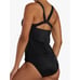 Nike Women's 2 Pc Mesh Solid Edge Tankini Swimsuit Black NESS9366-001 Sz Med NWT