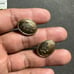 Vintage 14K Gold Filled Set Of Oval Bullet Back Cuff Links Engraved A.C.V show
