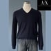 ARMANI EXCHANGE-NAVY BLUE PULL OVER SWEATER