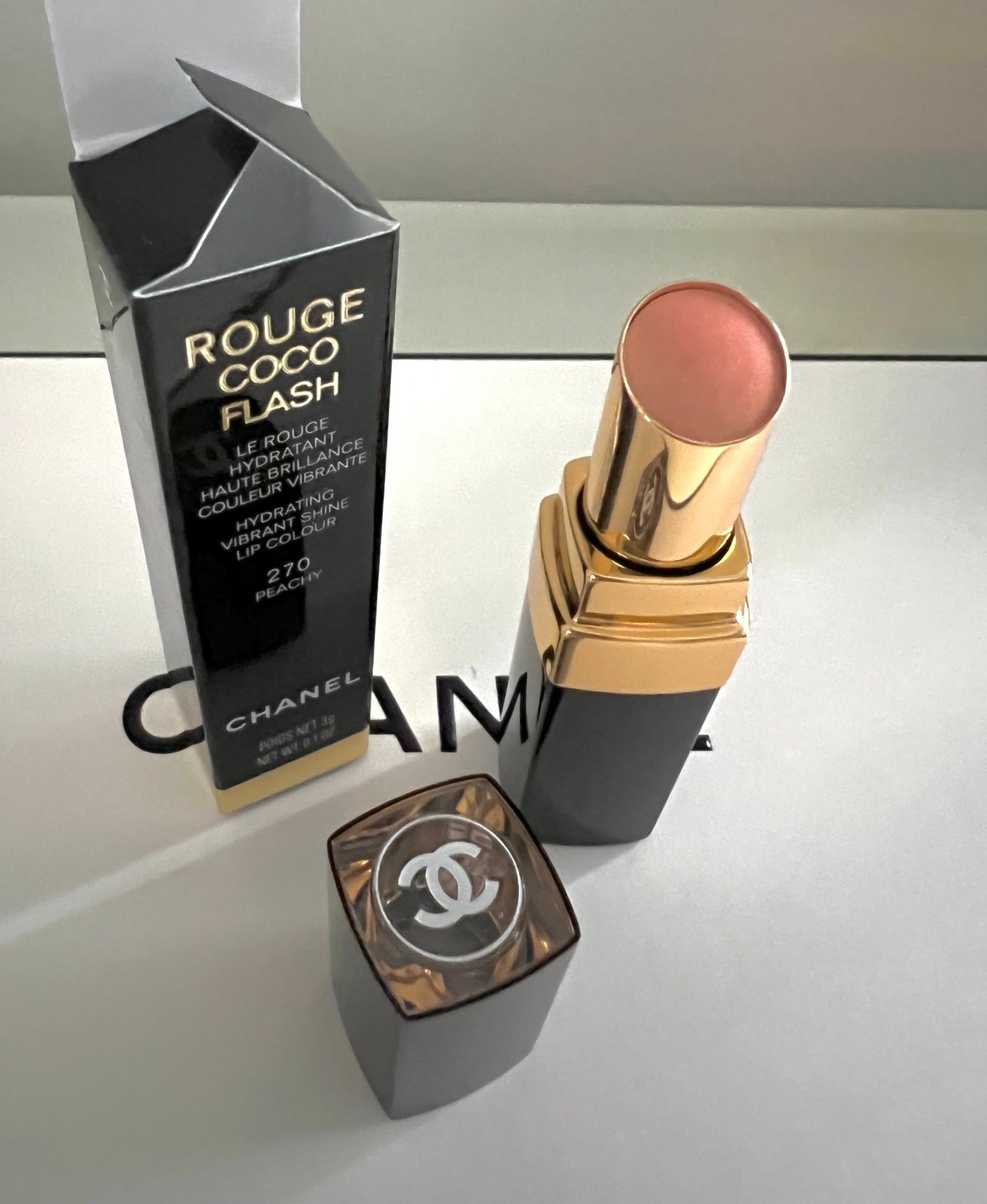 CHANEL Rouge Coco Flash Lip Colour #270 “Peachy” Spring 2025