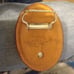 Handmade leather belt buckle