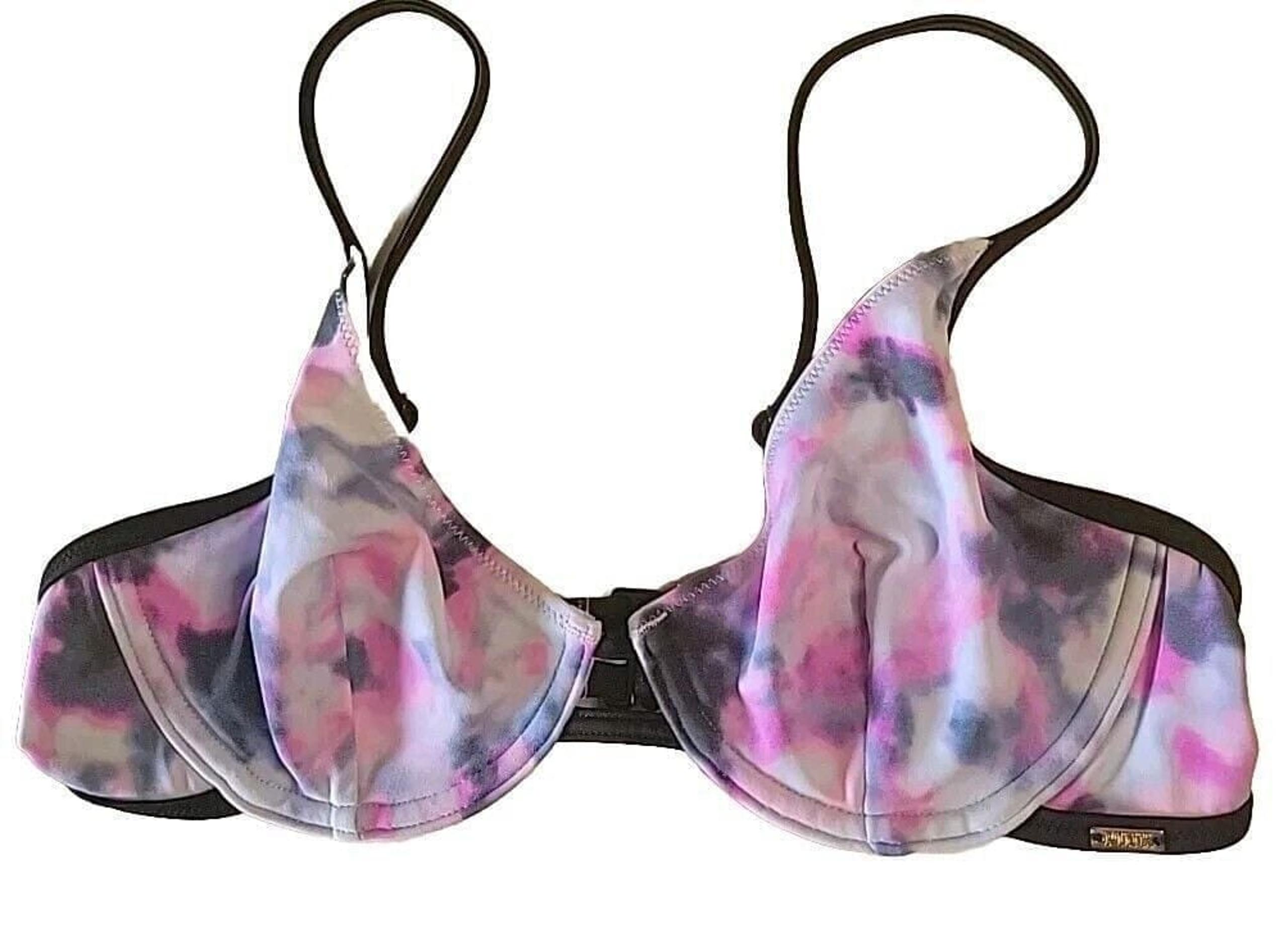 Victoria Secret Pink NEW! Tie Dyed Underwire Intimate Bikini Top Bra size S