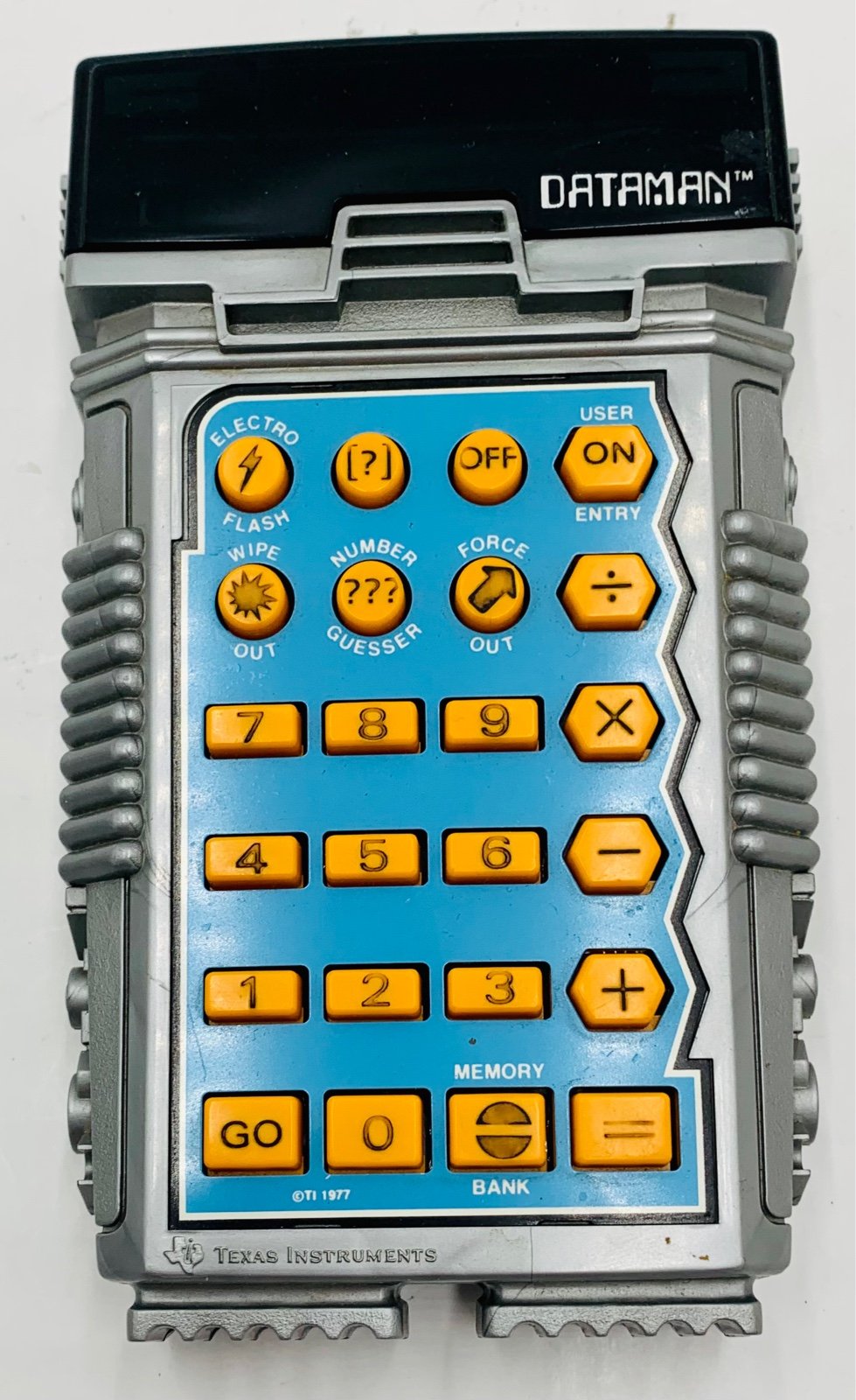 Vintage 1978 Texas Instruments DATAMAN Electronic Math Game Calculator READ