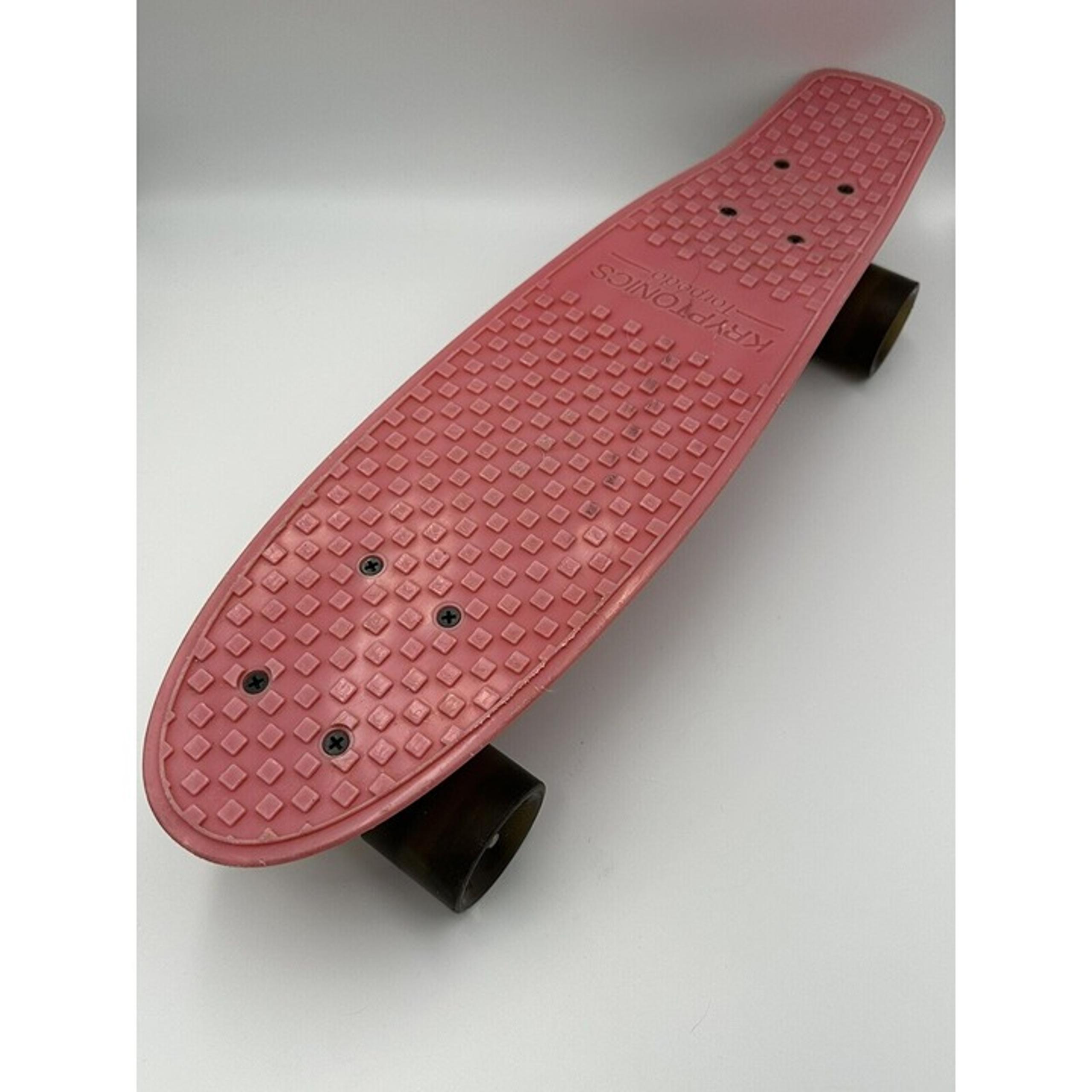 Kryptonics 1965 Torpedo Penny Board Skateboard 22" Red Pink
