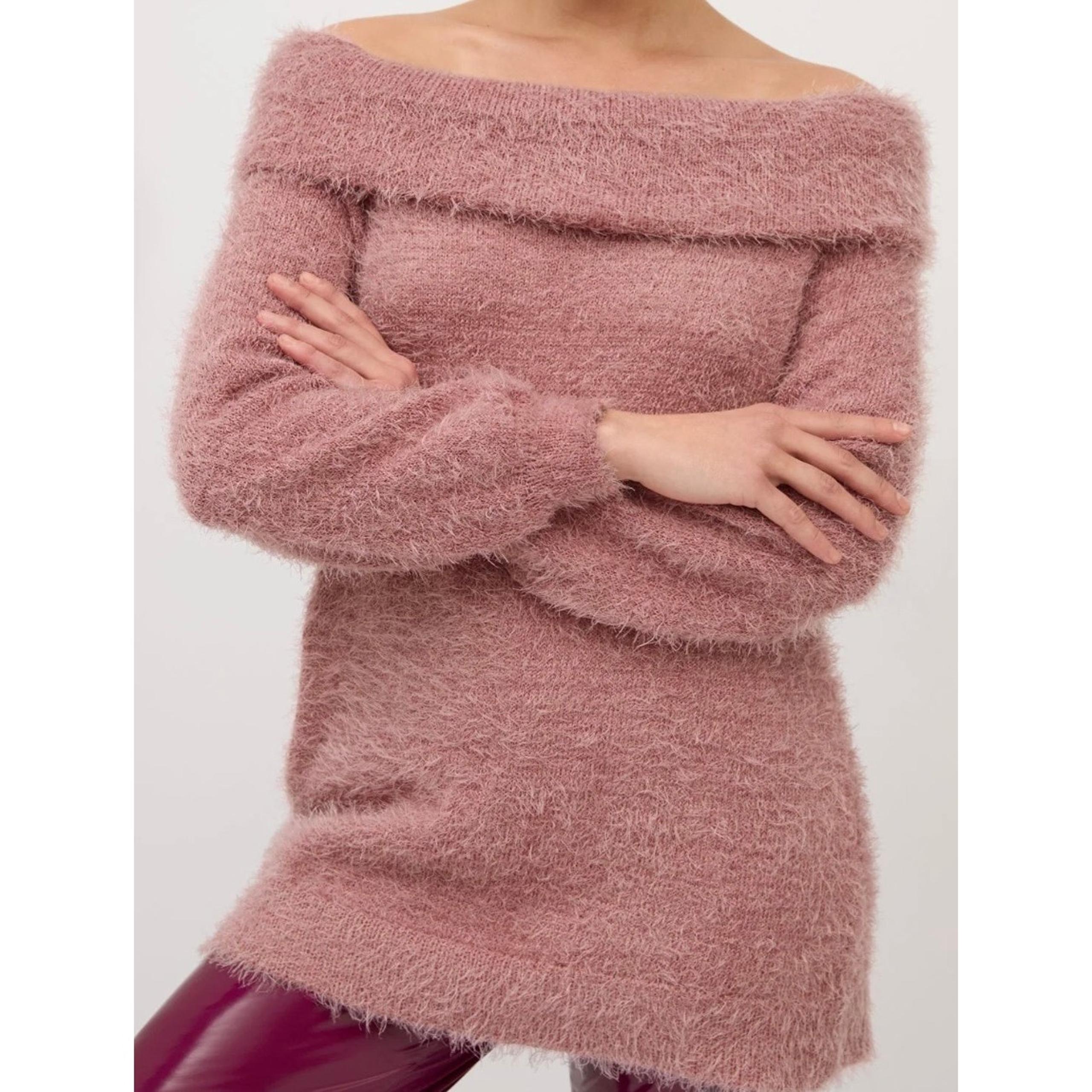 Women New York & Company Sweater, Pink, Size XL
