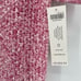 Chico's Pullover V-neck Tape Yarn 3/4 Sleeve Sweater Summer Berry Small/4