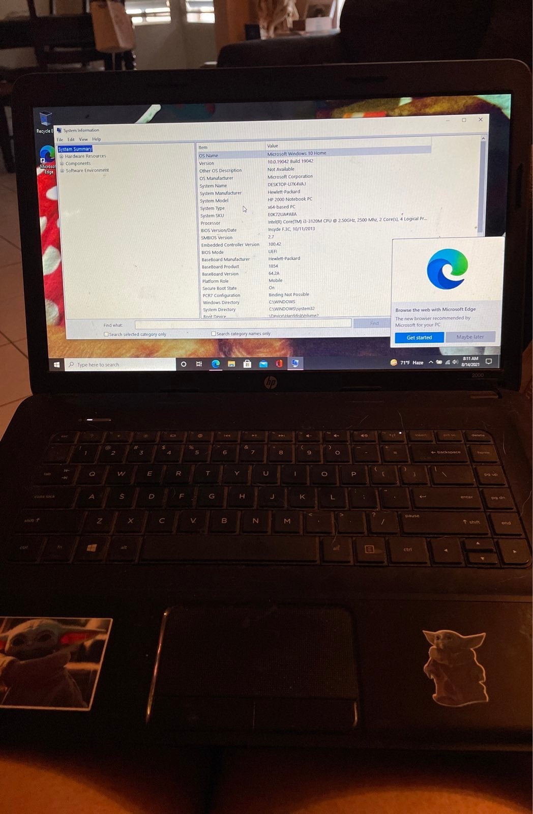 HP 2000 Notebook PC