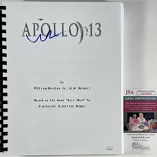 Kevin Bacon Signed Apollo 13 Complete Movie Script Authentic Autograph JSA COA