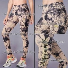 Zumba Tie Dye Leggings (E071)-Size Xs for Women